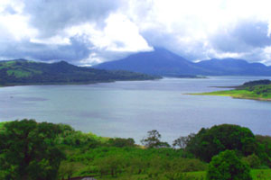 The Rio Chiquito region has great views of the Arenal Volcano and the southeastern third of Lake Arenal.